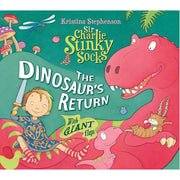 Sir Charlie Stinky Socks book collection by Kristina Stephenson, featuring seven colorful storybooks with whimsical illustrations.
