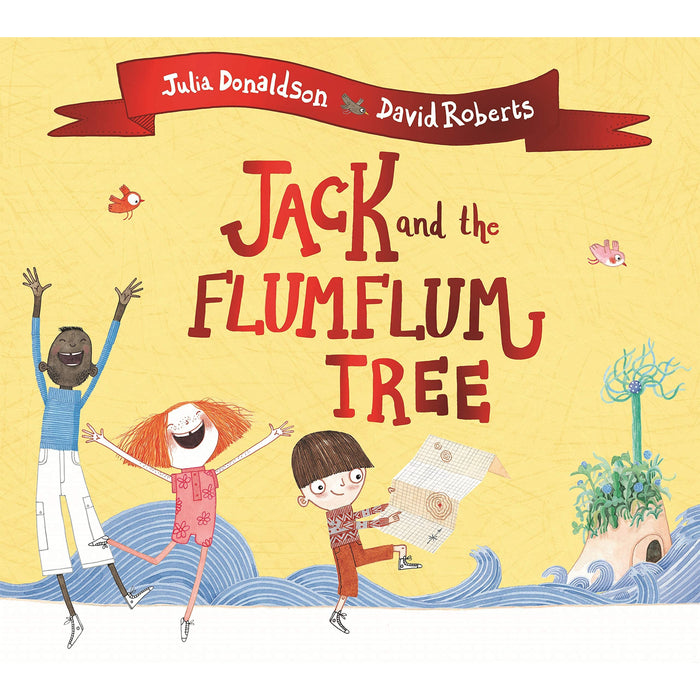 Julia Donaldson Collection 4 Books Set (Flying Bath, Jack and Flumflum Tree, Go-Away Bird) - The Book Bundle