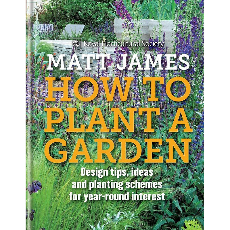 Hardcover book set of RHS gardening guides including "How to Plant a Garden" and "365 Days of Colour," by Matt James, Nick Bailey, and Clare Nolan.