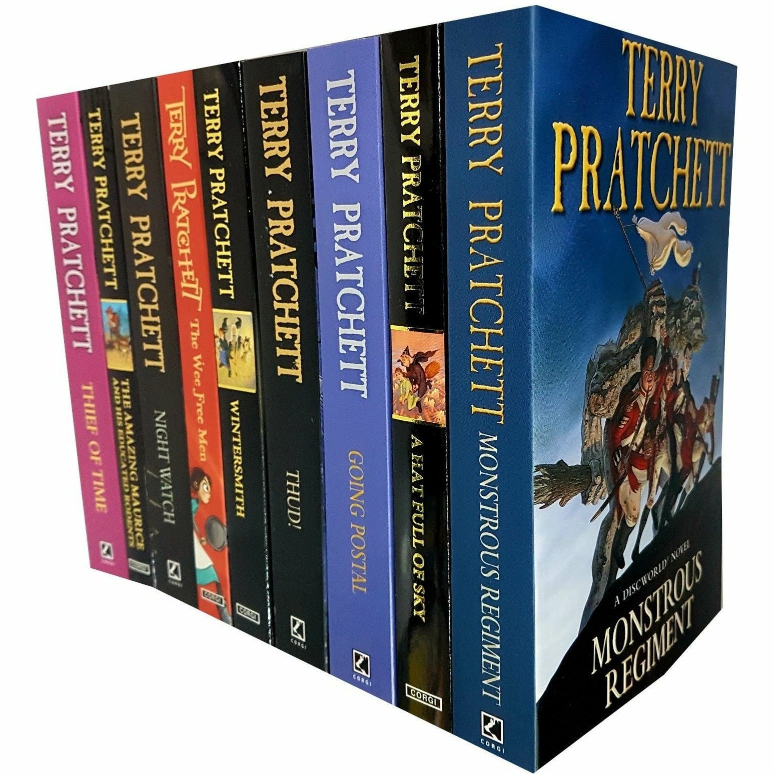Terry pratchett Discworld novels Series 6 and 7 :10 books