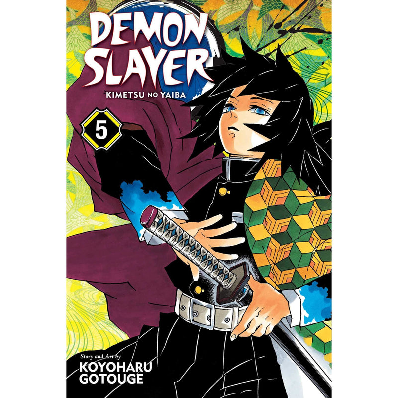 Demon Slayer Kimetsu No Yaiba 1-5 Vol 5 Books Set By Koyoharu Gotouge PB NEW - The Book Bundle