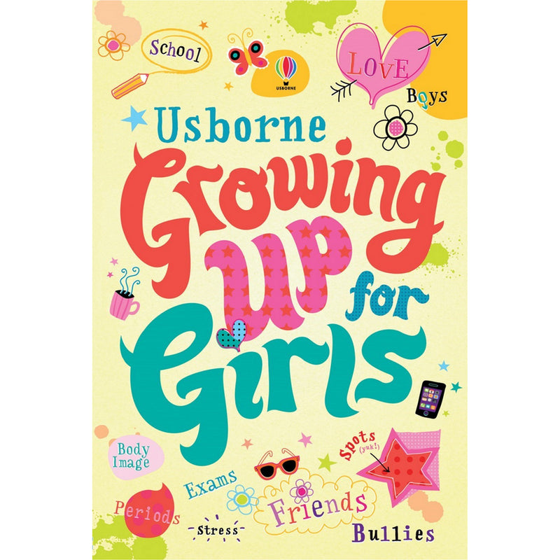 Four books from the Girls' Guide to Growing Up collection by Susan Meredith, showing colorful covers about growing up for girls.