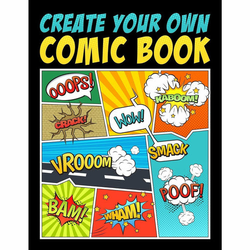 Create Your Own Comic Book: 100 Unique Blank Comic Book Templates for Adults, Teens & Kids - The Book Bundle