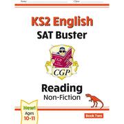 CGP New KS2 English Reading SAT Buster Fiction, Non-Fiction, Poetry, Answer Book 4 Books Collection Set - The Book Bundle