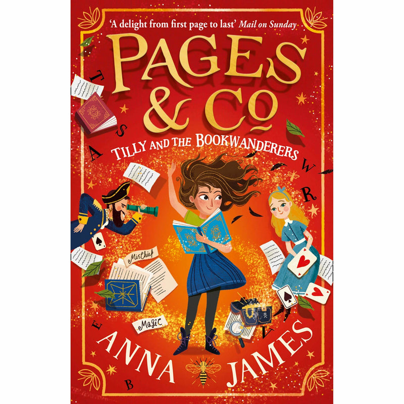 Pages & Co Collection 4 Books Set By Anna James (The Book Smugglers, Tilly and the Bookwanderers, Tilly and the Lost Fairy Tales, Tilly and the Map of ) - The Book Bundle