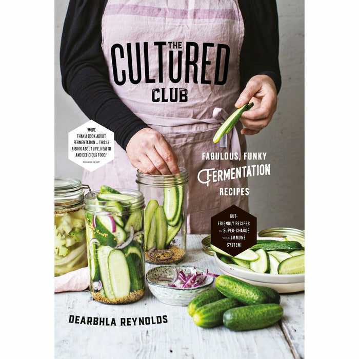 the cultured club,fermented 2 books collection set - a beginner's guide to making your own sourdough, yogurt, sauerkraut, kefir, kimchi and more - The Book Bundle