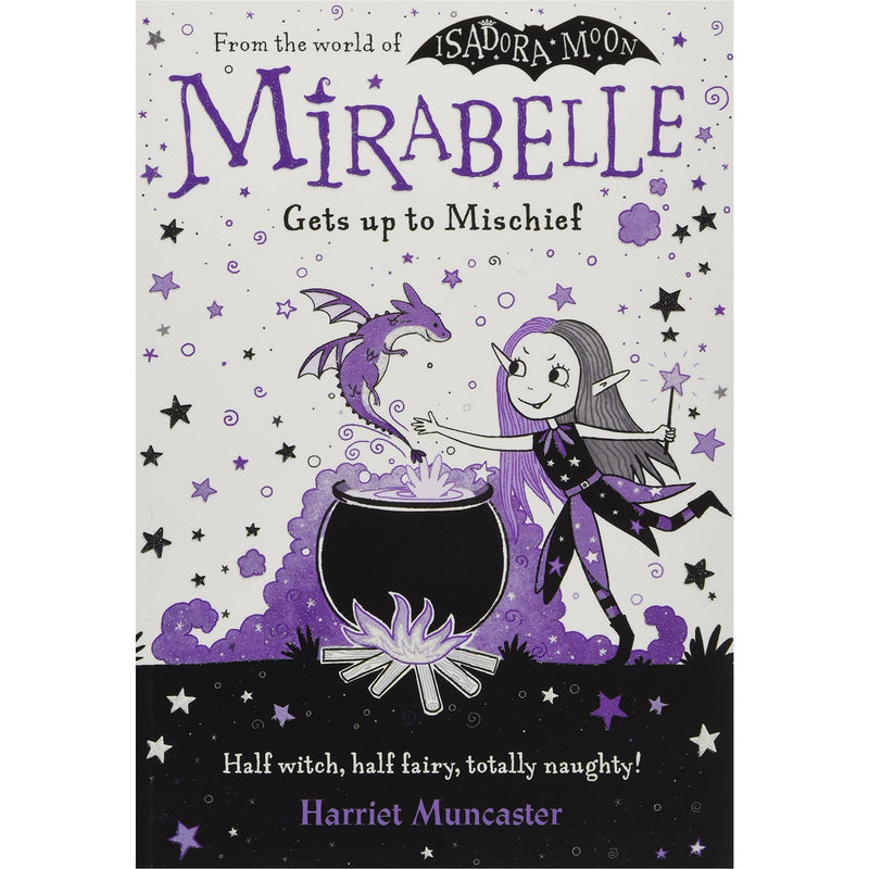 Set of three Harriet Muncaster Mirabelle Collection books showing colorful covers with illustrations of Mirabelle and her adventures.