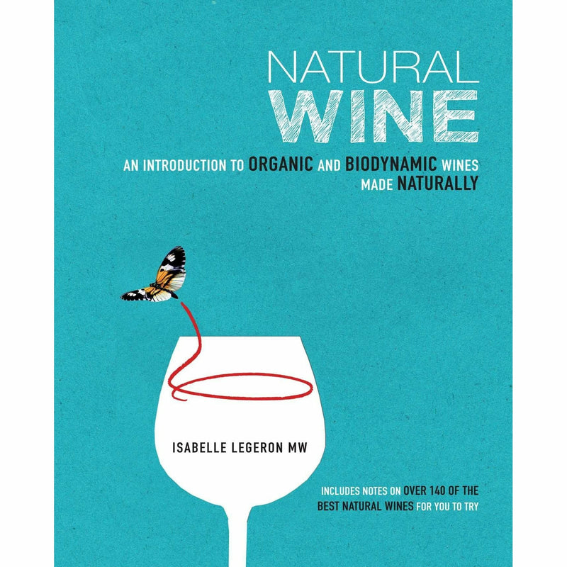 Hardcover set of two books on natural wine from Isabelle Legeron's The World Atlas of Wine collection, featuring colorful wine illustrations.