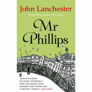 Four paperback books from the John Lanchester collection including The Wall, Capital, Mr Phillips, and Fragrant Harbour by Faber & Faber.