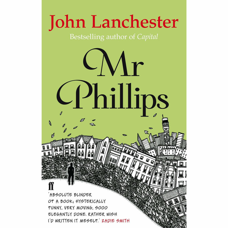 Four paperback books from the John Lanchester collection including The Wall, Capital, Mr Phillips, and Fragrant Harbour by Faber & Faber.