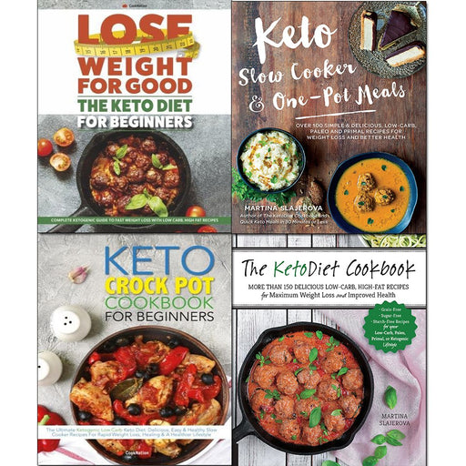 Keto slow cooker & one-pot meals, crock pot and keto diet for beginners 4 books collection set - The Book Bundle