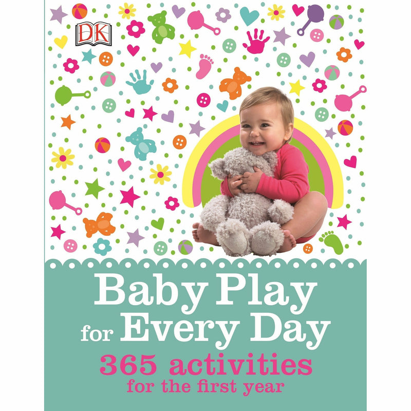DK Baby Play for Every Day hardcover book featuring 365 activities for infants' first year development.