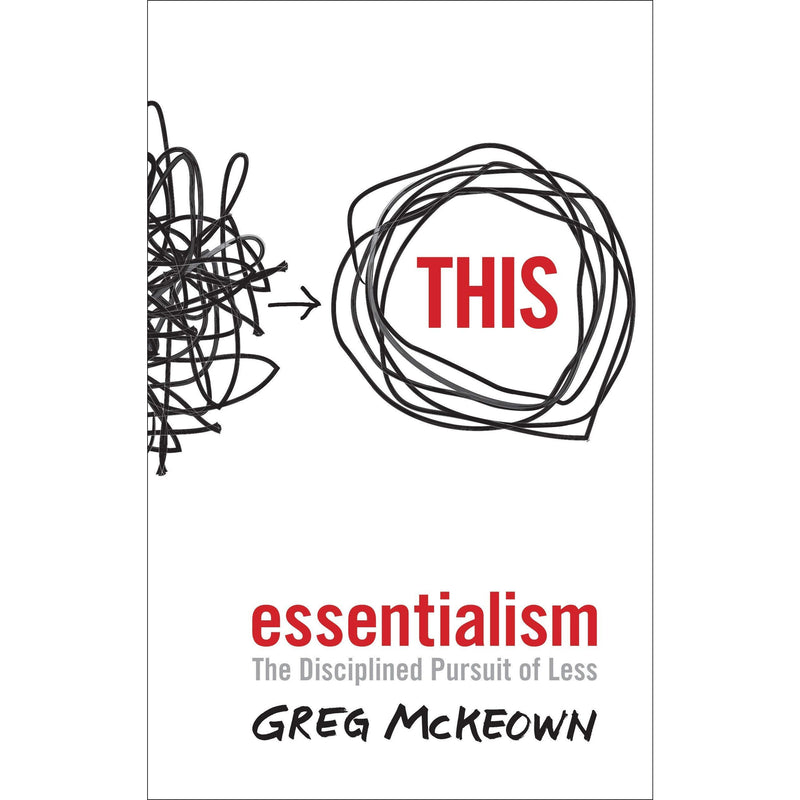 Four paperback non-fiction books by Gary Keller, Greg McKeown, and Cal Newport from the Essentialism, The One Thing, and Deep Work set.