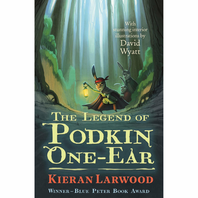 Three paperback books from the Five Realms collection by Kieran Larwood, published by Faber & Faber, displayed together.