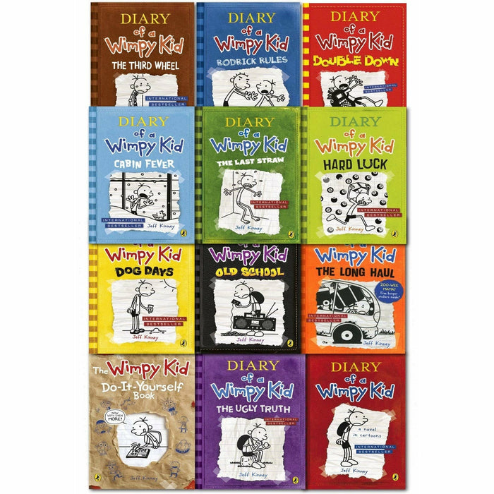 Diary of a Wimpy Kid Collection 13 Books Set - The Book Bundle