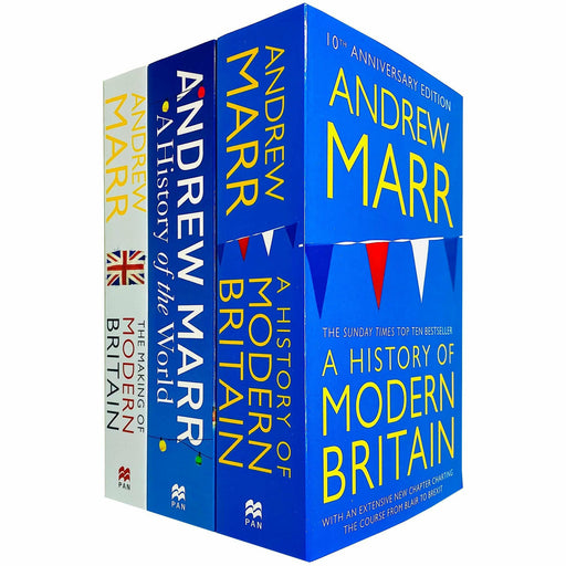 Andrew Marr 3 Books Collection Set(A History of Modern Britain,A History of the World & The Making of Modern Britain:From Queen Victoria to VE Day) - The Book Bundle