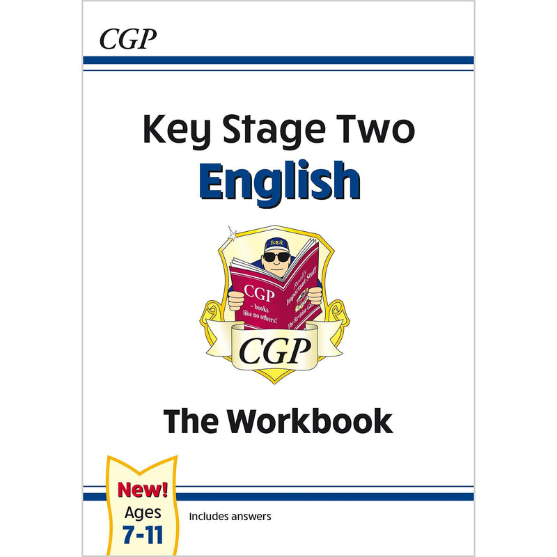 CGP New KS2 English SATS Question Book Ages 10-11, Stretch, Grammar Punctuation and Spelling Workbook Ages 7-11 Collection 4 Books Set - The Book Bundle