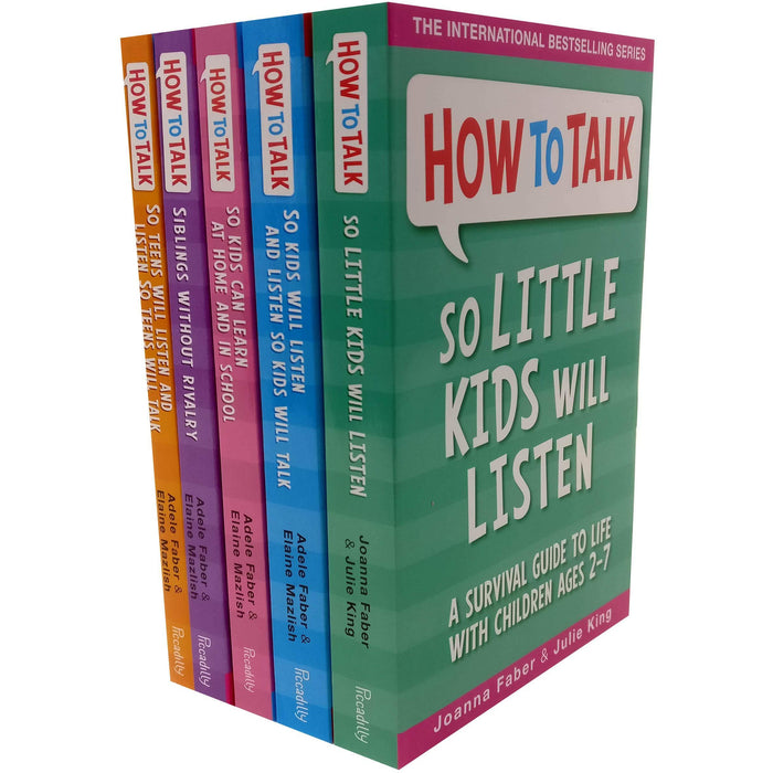 How To Talk Collection 5 Books Set (How to talk so Kids Will listen, How to talk Series) - The Book Bundle
