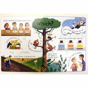Set of five Usborne hardcover nonfiction books by Katie Daynes featuring lift-the-flap questions and answers for children.