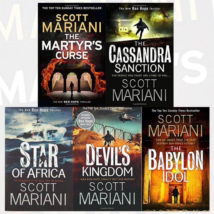 Scott Mariani Collection Ben Hope Series 3 : (11to15) 5 Books Collection Set - The Book Bundle