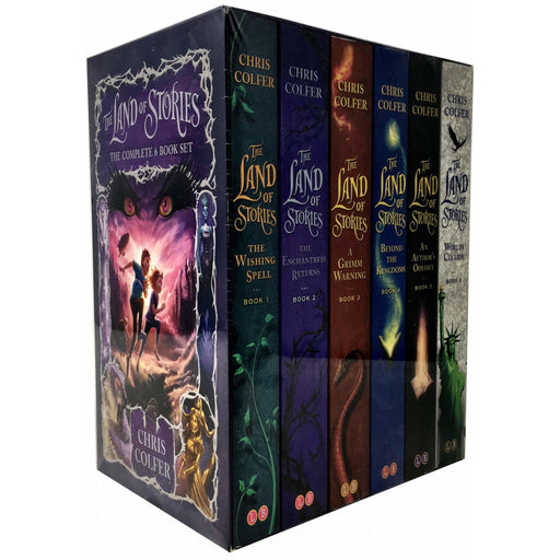 Chris Colfer the land of stories series complete collection box set (books 1-6) - The Book Bundle