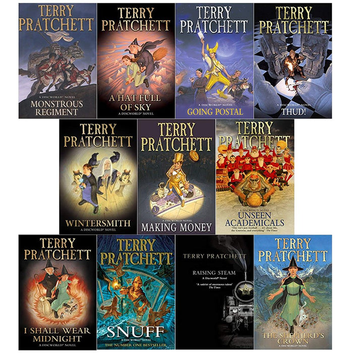 Terry pratchett Discworld novels Series 7 and 8 :11 books collection set - The Book Bundle