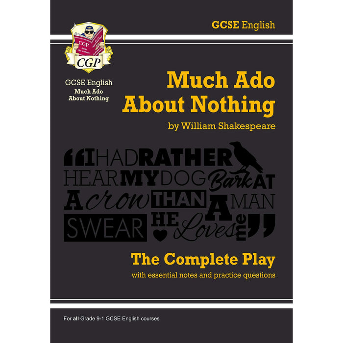 CGP GCSE Nnglish The Complete Play, Shakespeare Text Guide 3 Books Collection Set - The Book Bundle
