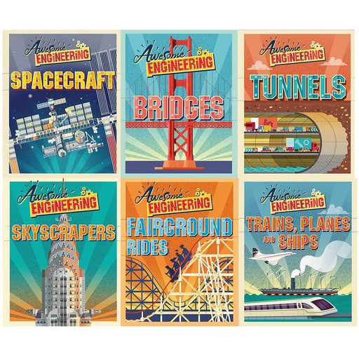 Awesome engineering collection 6 books set by sally spray - The Book Bundle