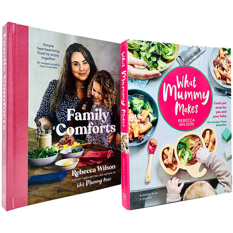 Rebecca Wilson 2 Books Collection Set What Mummy Makes, Family Comforts - The Book Bundle