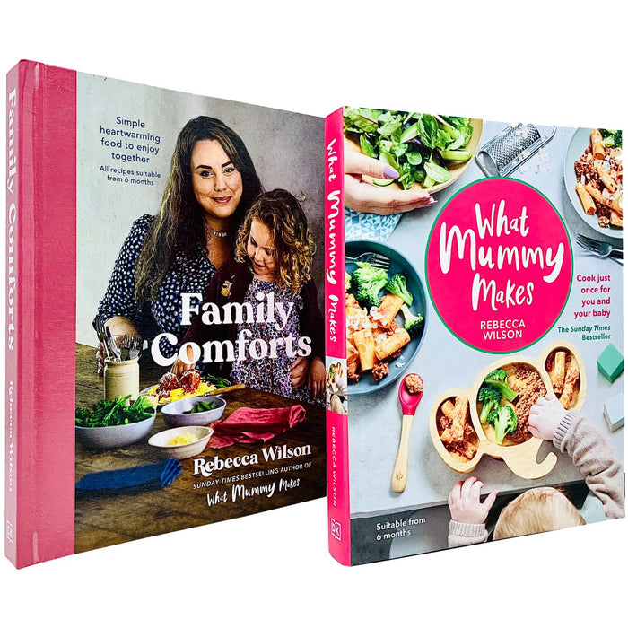 Rebecca Wilson 2 Books Collection Set What Mummy Makes, Family Comforts - The Book Bundle