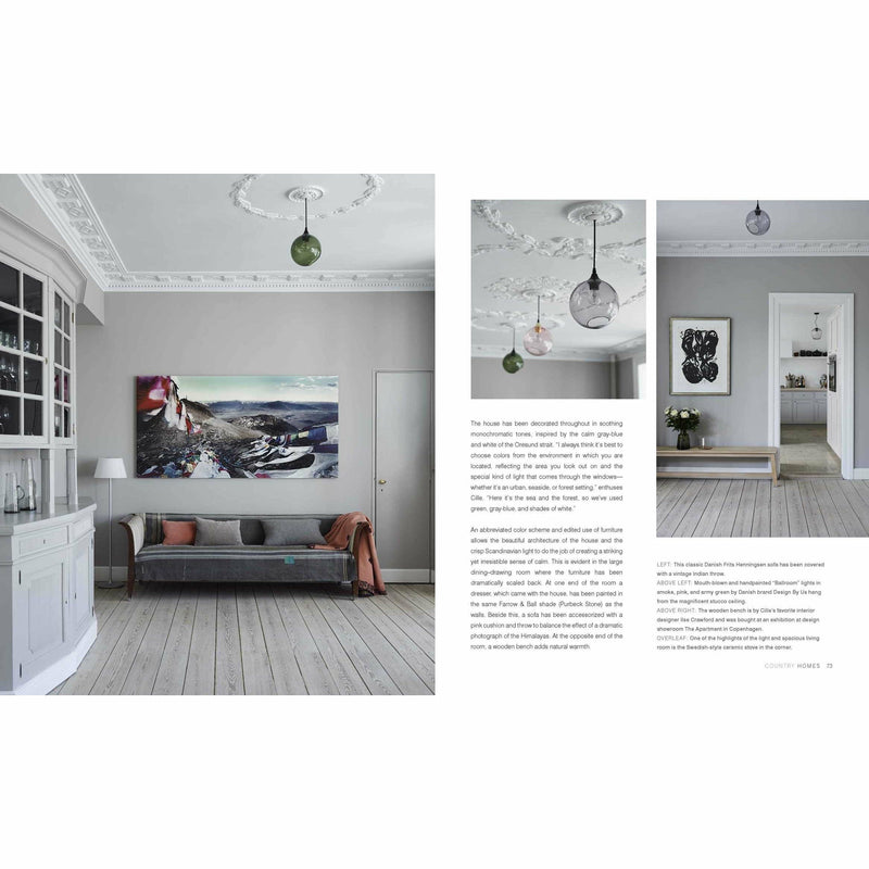 Hardcover of "The Scandinavian Home" by Niki Brantmark, featuring interior design inspired by Scandinavian light and minimalism.