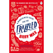 Set of three paperback books by Ruby Wax on mindfulness and mental health, including "How to Be Human," "Sane New World," and a mindfulness guide.