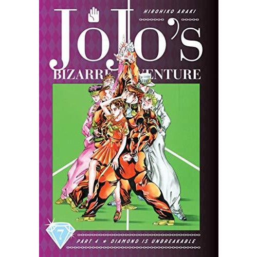 Jojos Bizarre Adventure Part 4 Diamond Is Unbreakable Vol 1-8 Collection 8 Books Set - The Book Bundle