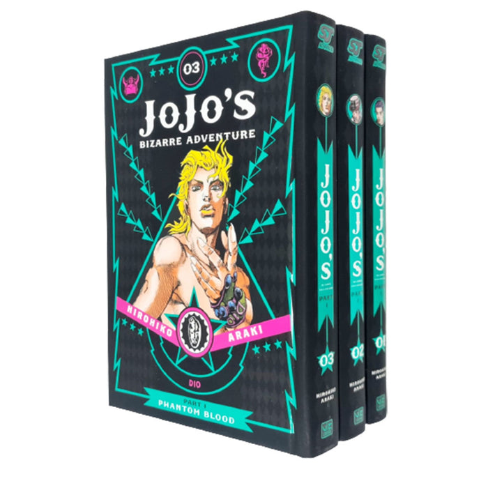 JoJo's Bizarre Adventure Part 1 Phantom Blood Collection 3 Books Set - The Book Bundle