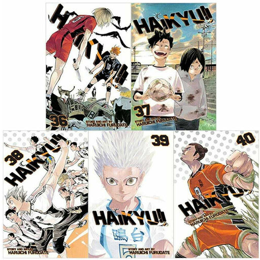 Haikyu Series By Haruichi Furudate 8 Collection 5 Books Set Vol. 36,37,38,39,40 - The Book Bundle
