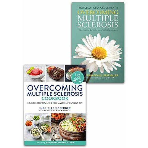 Overcoming Multiple Sclerosis and Overcoming Multiple Sclerosis Cookbook 2 Books Collection Set By Ingrid Adelsberger - The Book Bundle