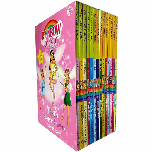 Rainbow magic series pet keeper and sporty fairies collection 14 books set - The Book Bundle