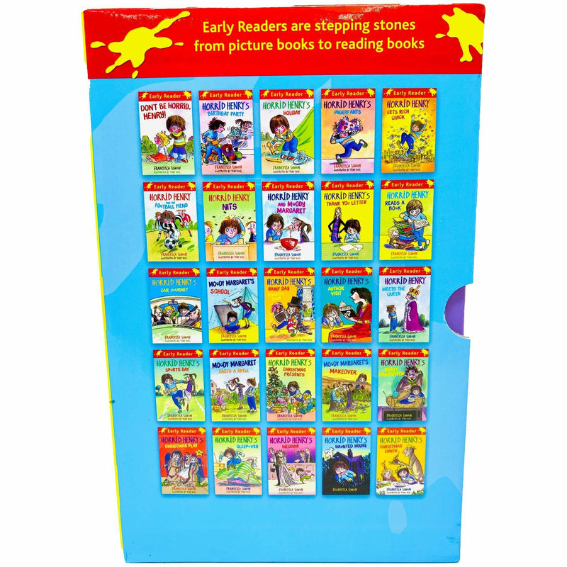 Horrid Henrys & Early Readers 25 Children's Books Collection Box Set Illustrated with Colour - The Book Bundle