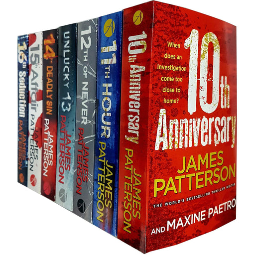 James Patterson Womens Murder Club Series 10-16 Book Collection 7 Books Set - The Book Bundle