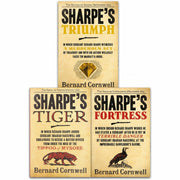 Bernard Cornwell Sharpe Series 3 Books Collection set in paperback, featuring historical fiction by Harpercollins.