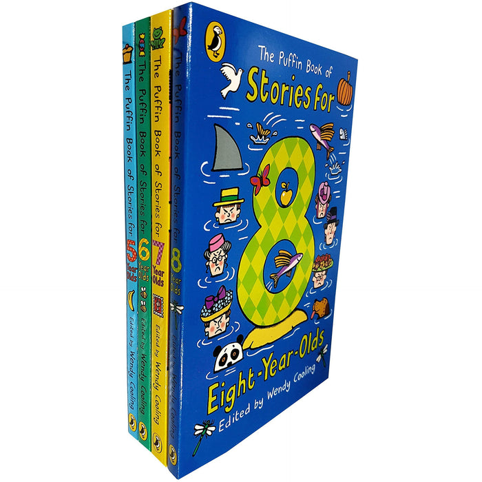 Puffin book of stories series wendy cooling (5-8) 4 books collection set - The Book Bundle