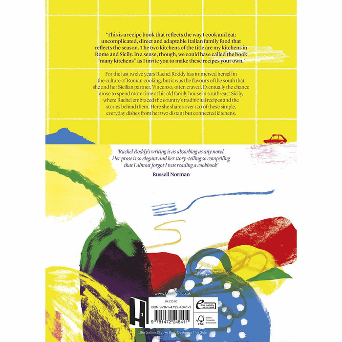 Two Kitchens: 120 Family Recipes from Sicily and Rome - The Book Bundle