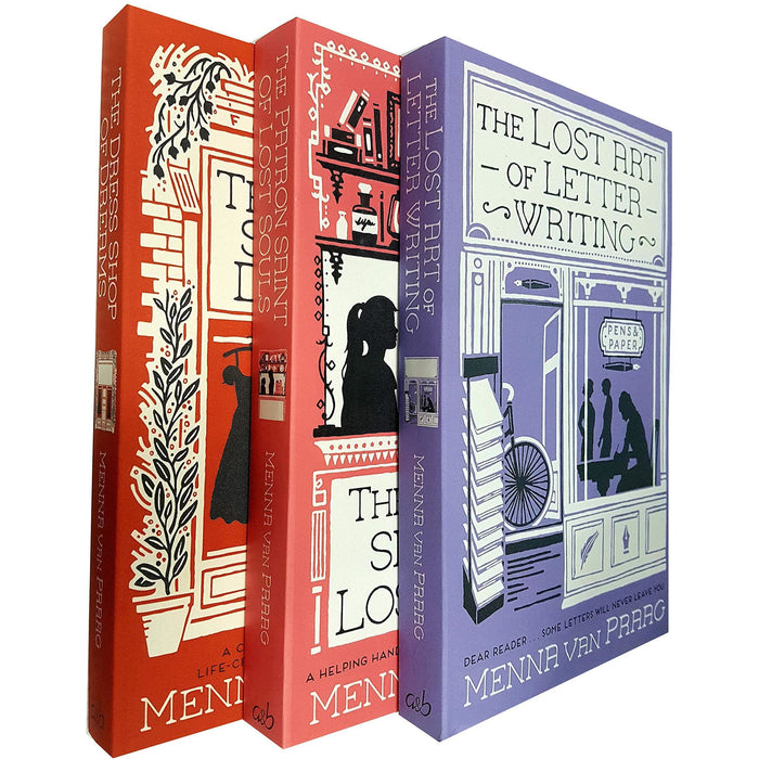 Menna van Praag Collection 3 Books Bundle (The Lost Art of Letter Writing, the Patron Saint of Lost Souls, Dress Shop of Dreams) - The Book Bundle