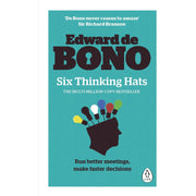 Edward de Bono 3-book set including Six Thinking Hats and Lateral Thinking, paperback non-fiction by Penguin.