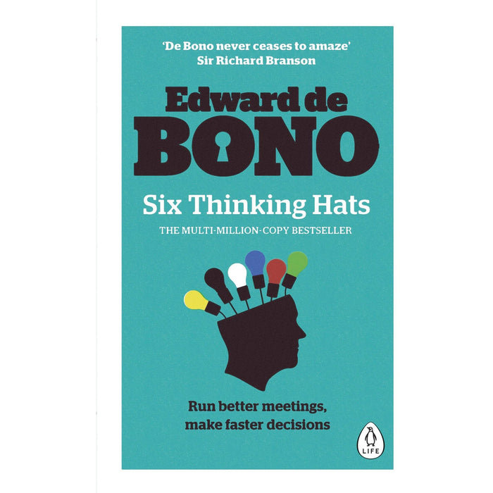 Edward de Bono Collection 3 Books Set (Six Thinking Hats, Lateral Thinking, Teach Yourself To Think) - The Book Bundle