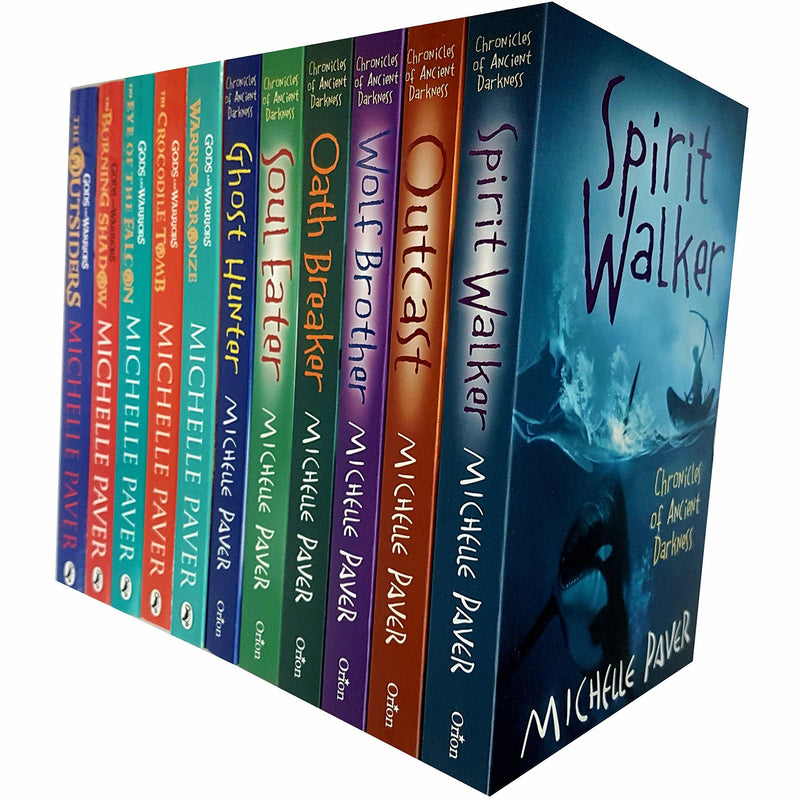 Chronicles of ancient darkness and Gods and warriors michelle paver collection 11 books set - The Book Bundle