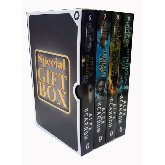 Alex scarrow time riders collection 4 books gift wrapped box set - The Book Bundle