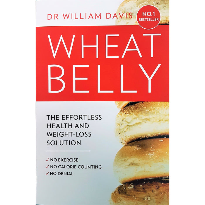 Wheat Belly, Wheat Belly Total Health [Hardcover], Grain Brain, No Grain Smarter Brain Body Diet Cookbook 4 Books Collection Set - The Book Bundle