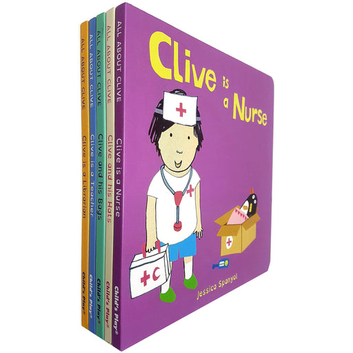 All About Clive Series 5 Books Collection Set By Jessica Spanyol - The Book Bundle