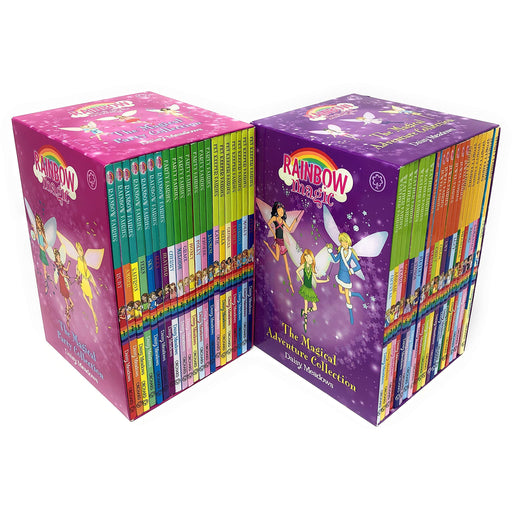 Rainbow Magic The Magical Party Collection & The Magical Adventure Collection 42 Books Set - The Book Bundle